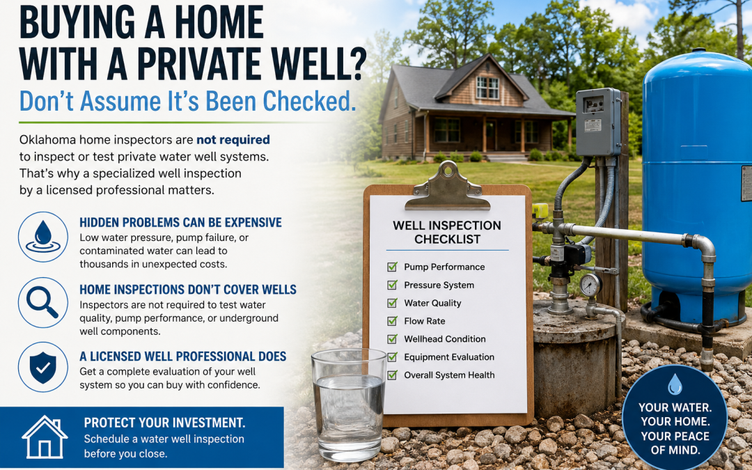 Why a Home Inspection Usually Does Not Include a Full Water Well Inspection